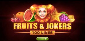 fruits & jokers 100 lines slot