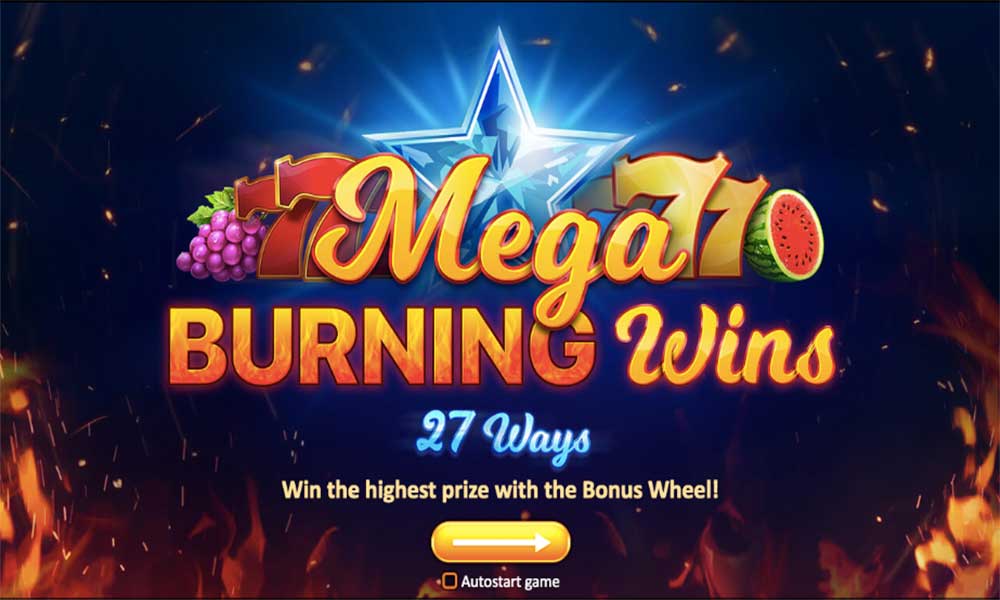 mega burning wins slot